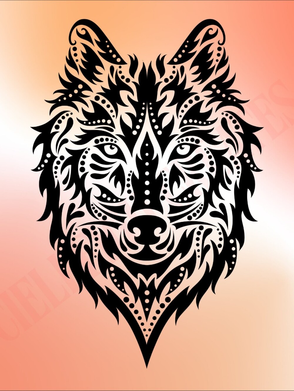 *2 for $20* Wolf Head Vinyl decal sticker Handcrafted